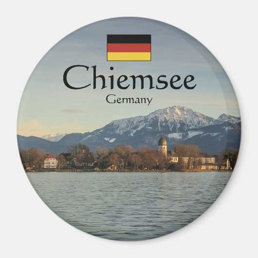Chiemsee Duitsland Souvenir Magneet (Voorkant)