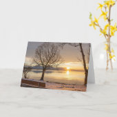 Chiemsee Lake, zonsondergang, Kaart (Gele Bloem)