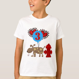 Chien 3e anniversaire Tshirts et cadeaux