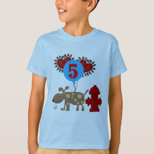 Chien 5e anniversaire tshirts et cadeaux