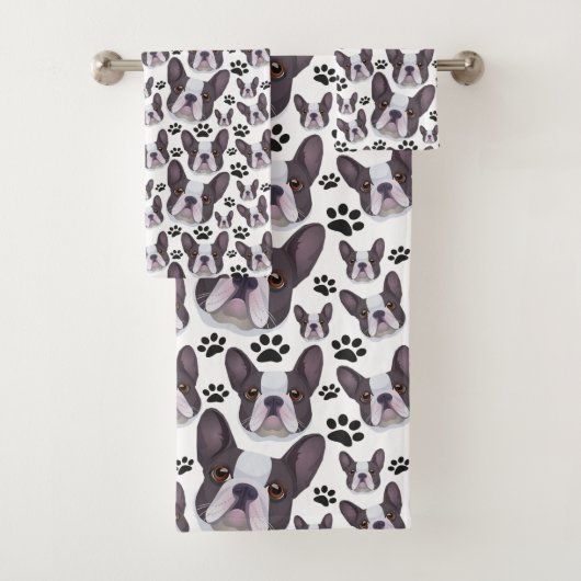 Chien à chiots français en peluche (En situation)