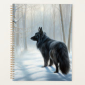 Chien à neiger belge Noël (Devant)