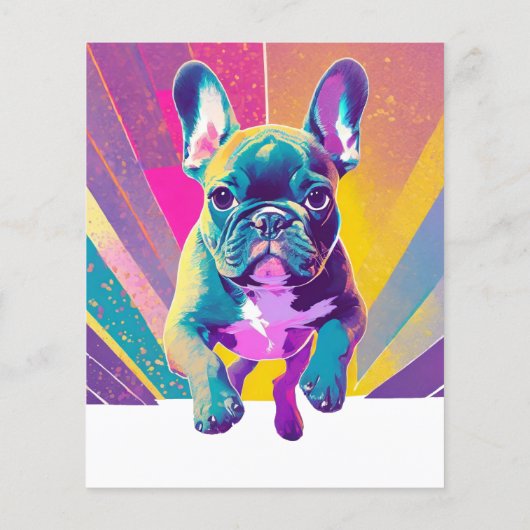 Chien à vendre modèles de prospectus (Dos)