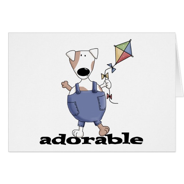 CHIEN ADORABLE (Devant horizontal)