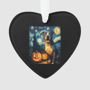 Chien américain Staffordshire Terrier Halloween mi