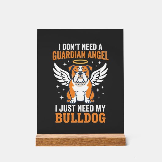 Chien ange gardien Bouledogue (Recto)