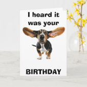 Chien Années, carte d'anniversaire pour 40e année (Fleur jaune)