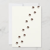 Chien Anniversaire Pawty Anniversaire Invitation (Dos)