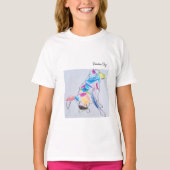Chien arc-en-ciel T-shirt (Devant)