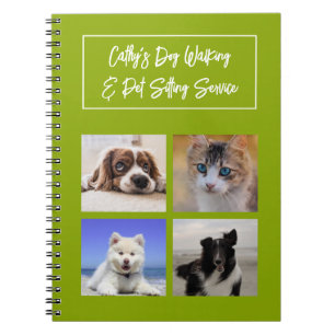 Chien assis pour animaux domestiques Walker Carnet