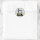 Chien - autocollant (Sac)