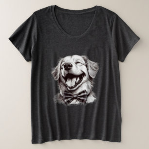 chien avec cravate arc rire