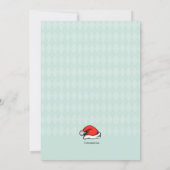 Chien avec la carte de Noël Hat (Dos)