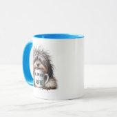Chien avec tasse de café (Devant gauche)
