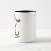 Chien avec tasse de café (Centre)