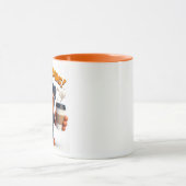 Chien avec tasse de café (Centre)