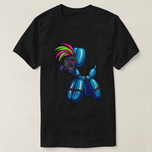 Chien Ballon T-Shirt Foncé (Design devant)