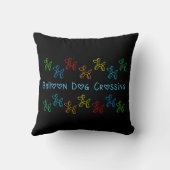 Chien Ballon Traversant Coussin (Verso)