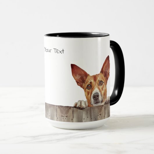 Chien Basenji Mug (Devant droit)