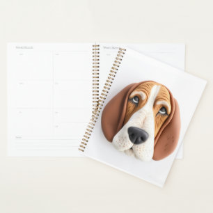 Chien Basset Hound Inspiré 3D