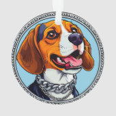 Chien basset mignon (dos)