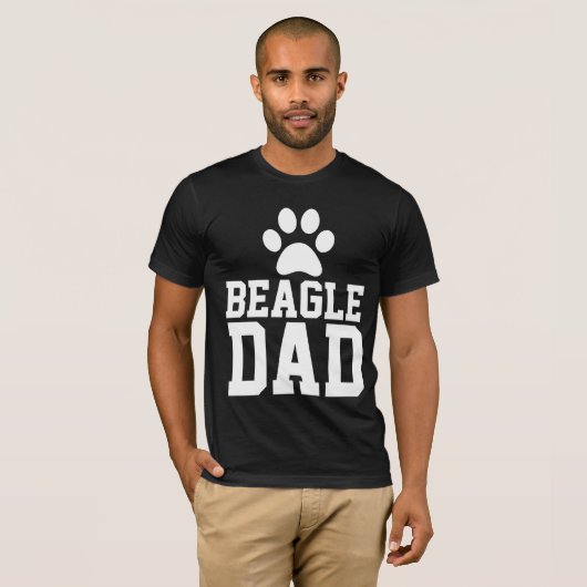 CHIEN beagle DAD T-SHIRTS (Devant entier)