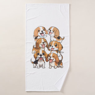 chien beagle joyeux