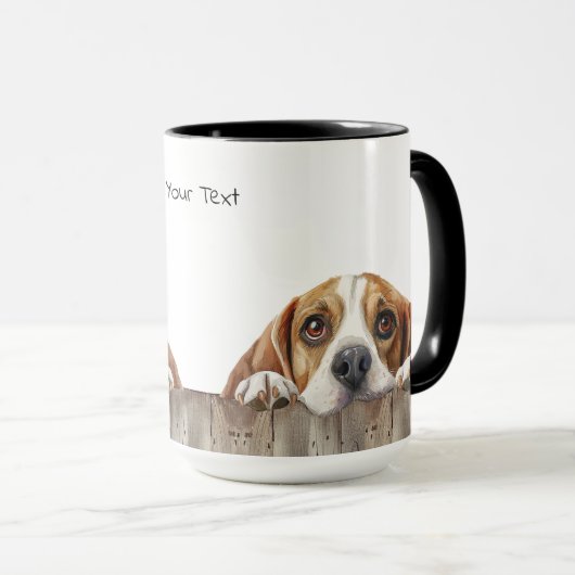 Chien beagle Mug (Devant droit)