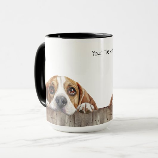 Chien beagle Mug (Devant gauche)