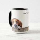 Chien beagle Mug (Devant gauche)