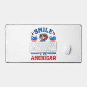 Chien Beagle patriotique pour 4 juillet (Clavier et souris)