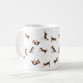 Chien beagle yoga mug (Devant gauche)