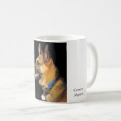 Chien berger allemand café Mug (Devant droit)