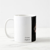Chien berger allemand café Mug (Gauche)