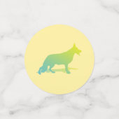 Chien berger allemand Confetti (Petit recto)