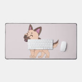 Chien berger allemand de Kawaii (Clavier et souris)