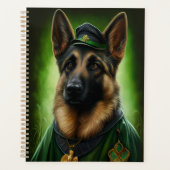 Chien berger allemand en tenue de jour St. Patrick (Devant)