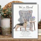 Chien berger allemand | Faire-part de déplacement