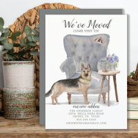 Chien berger allemand | Faire-part de déplacement