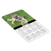 Chien berger allemand | Magnet Calendrier personna (Côté Droit)