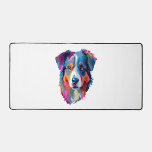 Chien berger australien coloré