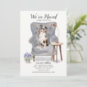 Chien berger australien | Faire-part de déplacemen (Debout devant)