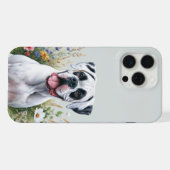 Chien Boxer et Fleurs Sauvages (Verso Horizontal)