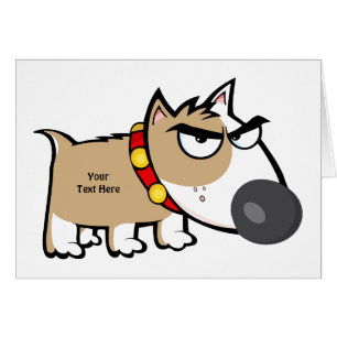 Chien Brown fou (personnalisable)