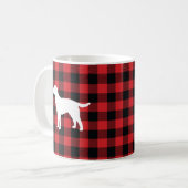 Chien Buffalo Check Mountain Coffee Mug (Devant gauche)