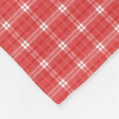 Chien Carlin de Noël sur la couverture en polaire  (Coin)