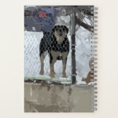 Chien carnet clôturé (Verso)