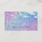 Chien Cartes de visite de garderie (Dos)