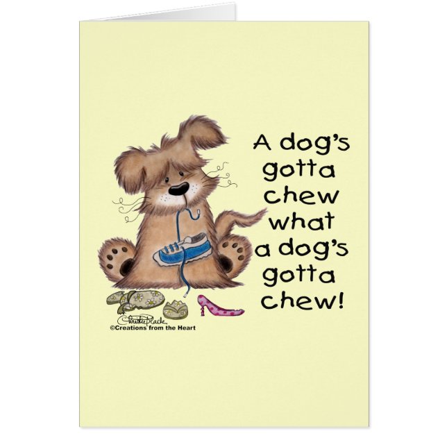 Chien Chews Chaussures (Devant)