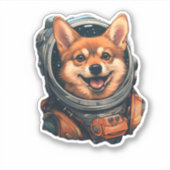 Chien Chien Astro Chien Shiba Inu Sticker (Devant)